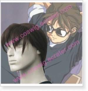 Gundam Wing Duo Maxwell  Halloween Cosplay wig