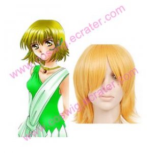 Gundam Seed Cagalli Yula Athha Nylon  Halloween Cosplay wig