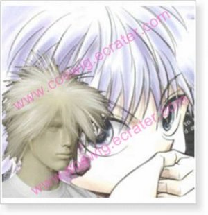 Hunter X Hunter Killua Zaoldyeck  Halloween Cosplay wig
