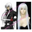 Reborn Superbi Squalo White  Halloween  Cosplay Wig