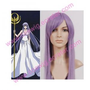 Saint Seiya The Lost Canvas - Myth of Hades Athena   Halloween Cosplay Wig