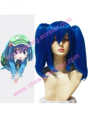Touhou Project Kawashiro Nitori   Halloween Cosplay Wig