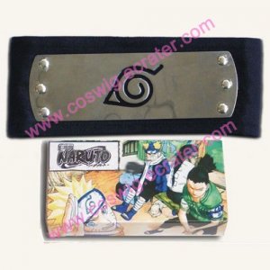 Naruto Headband (Black,Leaf Village) from Naruto