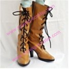 Gold leather Lolita Boots (C083)