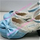 Sweet blue cosplay Lolita Shoes (Alva)