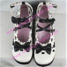 Black and white cosplay Lolita Shoes (Annabelle)