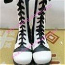Black and whiter cosplay Lolita Shoes (Bertha)