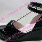 Black cosplay Lolita Shoes (Cherry)