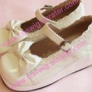White cosplay Lolita Shoes (Edwina)