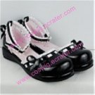 Black cosplay Lolita Shoes (Jodie)