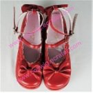 Red cosplay Lolita Shoes (Kama)