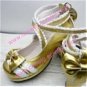 Sweet gold cosplay Lolita Shoes (Salome)