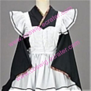 lovely black and white Kimono Costume (Maid)