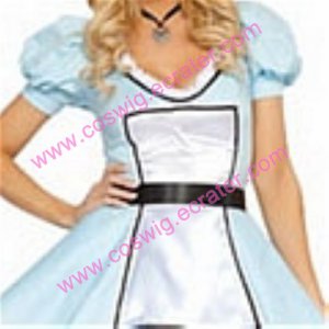 blue and white Maid dress (97)