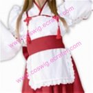 Sweet red and white Maid Costume (105)