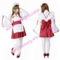Sweet red and white Maid Costume (105)