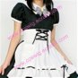 lovely black and white cosplay Maid Costume (119)