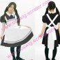 lovely black and white Maid Costume (122)