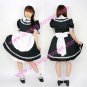 Lovely blcak cosplay Maid Costume (150)