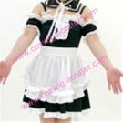 Sweet black cosplay Maid Costume (152)
