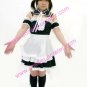 Sweet black cosplay Maid Costume (152)