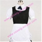 lovely white and black cosplay Maid Costume (156)
