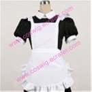 Black and white apron cosplay Maid Costume (157)