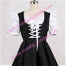 black and white lolita cosplay Maid Costume (159)