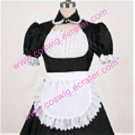 Beautiful black lolita cosplay Maid Costume (160)