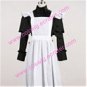 Long black and white apron cosplay Maid Costume (161)