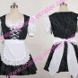 Black dots cosplay Maid Costume (162)