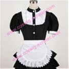 Black and white apron lolita Maid Costume (165)