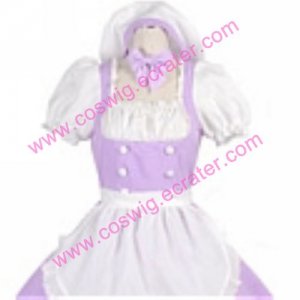 Purple cosplay  Maid Costume (167)