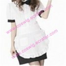 white shirt and black skirt Maid Costume (Eleanore)