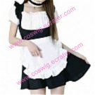 Black cosplay lolita Maid Costume (Himemiya)