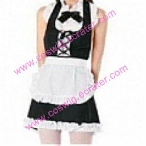 Sexy Black cosplay Maid Costume (Ina)
