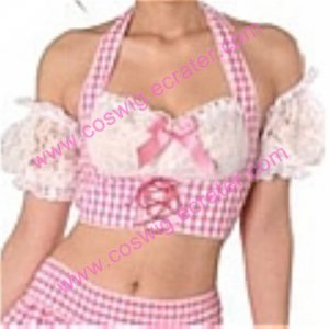 Sweet pink cosplay Maid Costume (Karida)