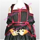 Lovely black satin cosplay Maid Costume (Kurohime)
