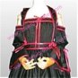 Lovely black satin cosplay Maid Costume (Kurohime)