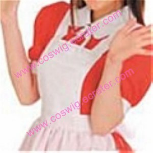 Beautiful red cosplay Maid Costume (Letitia)