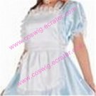 Sweet blue satin cosplay Maid costume (Lyndal)