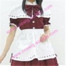 Dark red cosplay lolita Maid Costume (Marina)
