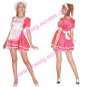 Sexy red satin Maid Costume (Mathilda)