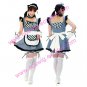 Sweet blue cosplay Maid Costume (Meido)