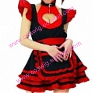 Sexy red and black cosplay Maid Costume (Miranda )