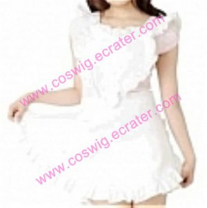 Sweet white cosplay Maid Costume (Nakagami)