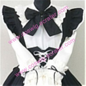 White and black cosplay Maid Costume (Quella)