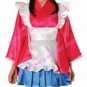 Sweet Red and blue satin Maid Costume (Rei)