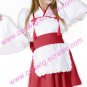 Beautiful red and white Maid Costume (Sorceress)