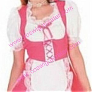 Sweet pink cosplay Maid Costume (Spring)